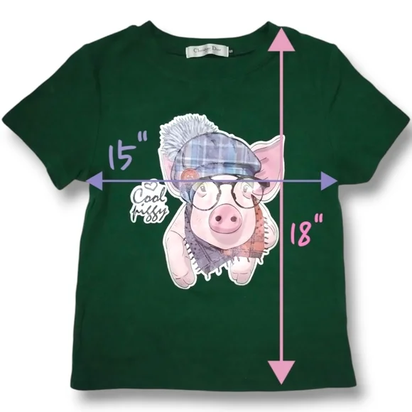 DIOR Women's 'Cool Piggy' T-Shirt. Size Small - Picture 9 of 9